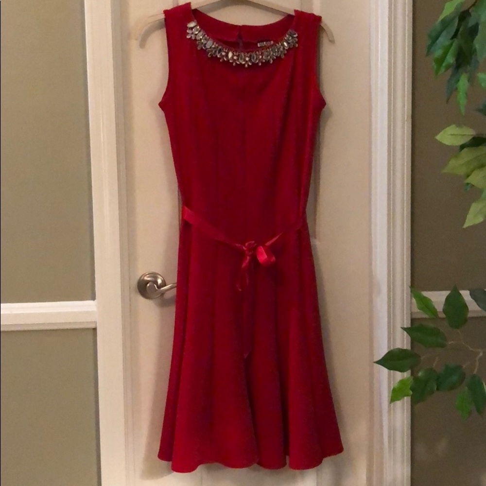 Red dress